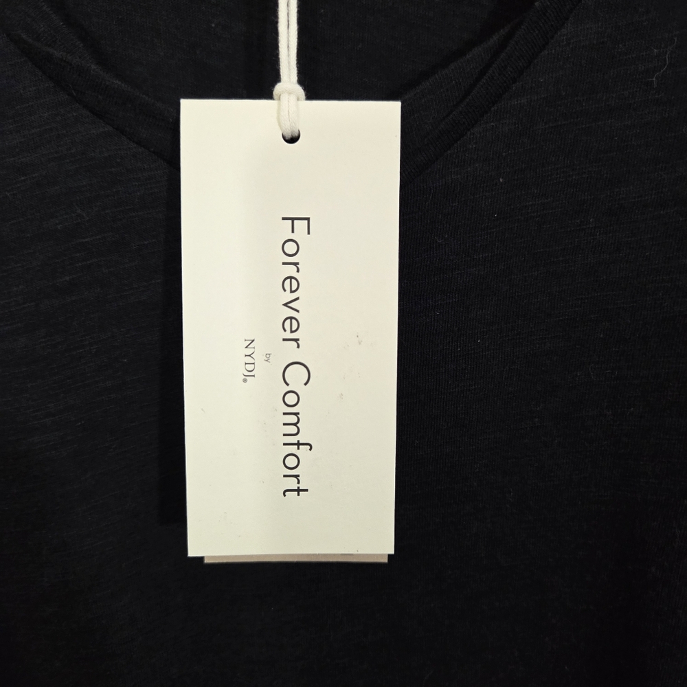 NWT NYDJ Forever Comfort Short-Sleeve Twist V-Neck Tee T-shirt Size 2X Comfy - Picture 5 of 11